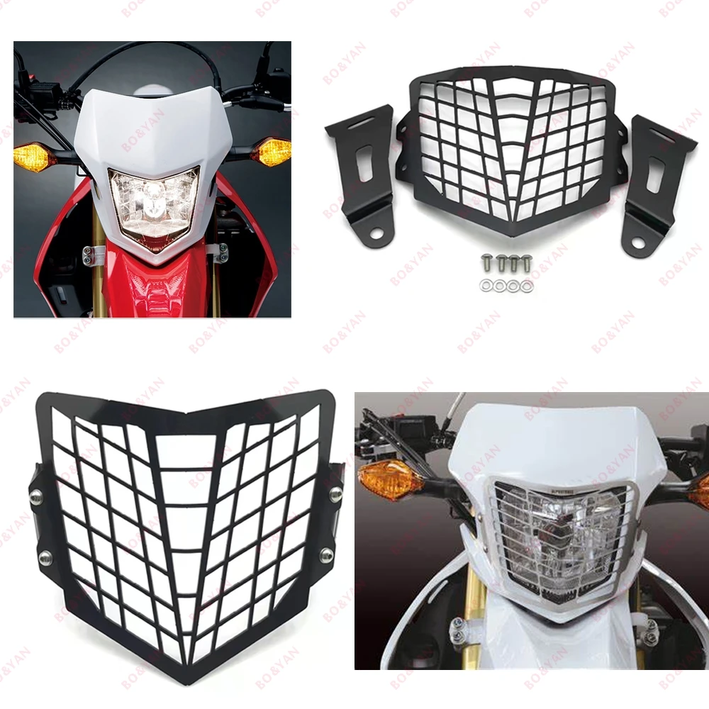

Аксессуары для мотоциклов, головной светильник, решетка, защитный светильник, крышка для Honda CRF250L CRF 250L 250M CRF250M 2012-2017