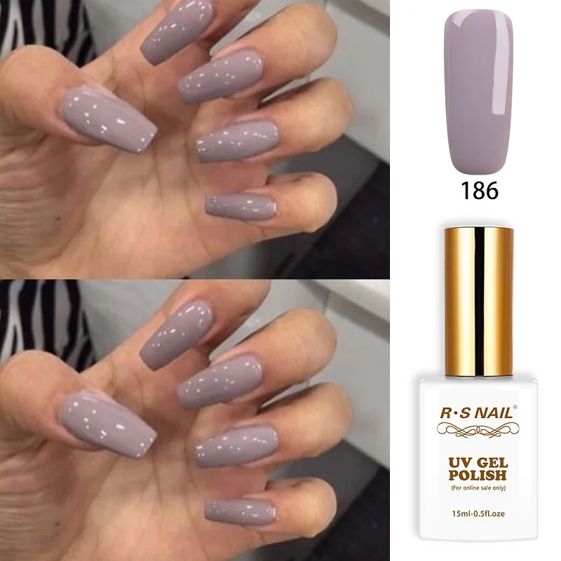 RS NAIL 15 мл УФ Цветной Гель-лак для ногтей 308 цветов Гель-лак#181-240 УФ светодиодный маникюрный лак набор гель-лаков es(4