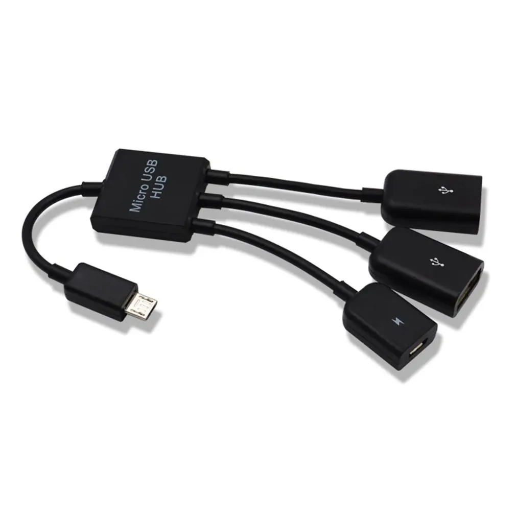 Кабель для передачи данных зарядный Type-C/микро-кабель 3 в 1 USB C OTG хост-кабель