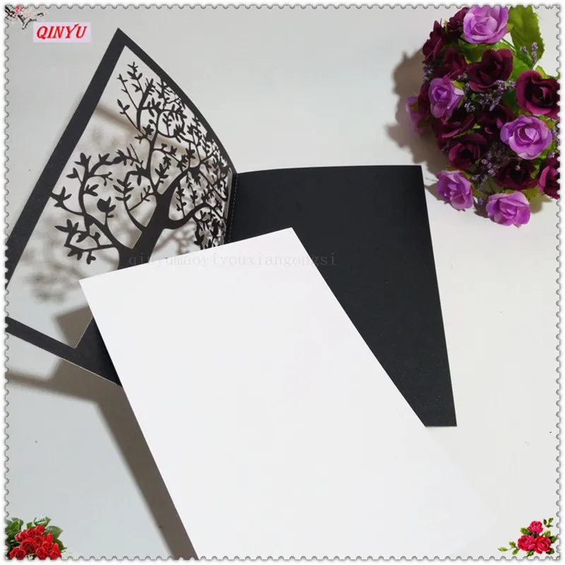 10 шт. свадебные пригласительные открытки с лазерной гравировкой|decorative wedding