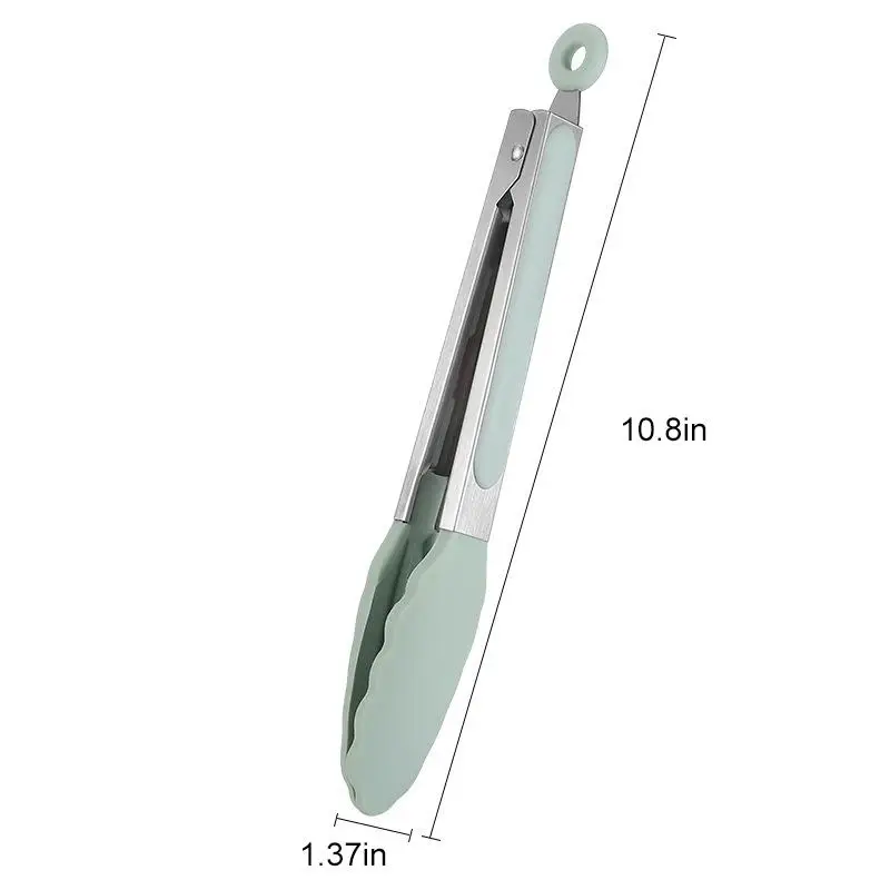1PCS Food Grade Silicone Tong Creative Non-Slip Bread Serving Kitchen Tools BBQ Tool Accessories Baking | Дом и сад