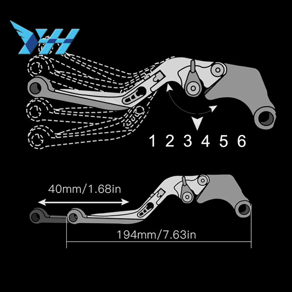 

Motorcycle Adjustable Brake Clutch Lever Levers For SUZUKI GSXR1000 GSXR 1000 2007-2008