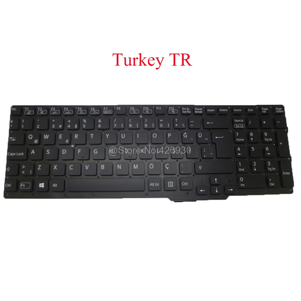 Ноутбук SL TR CZ клавиатура для SONY VAIO SVS15 149015561SI 149066011TR 149065911CZ Турецкий Чешский