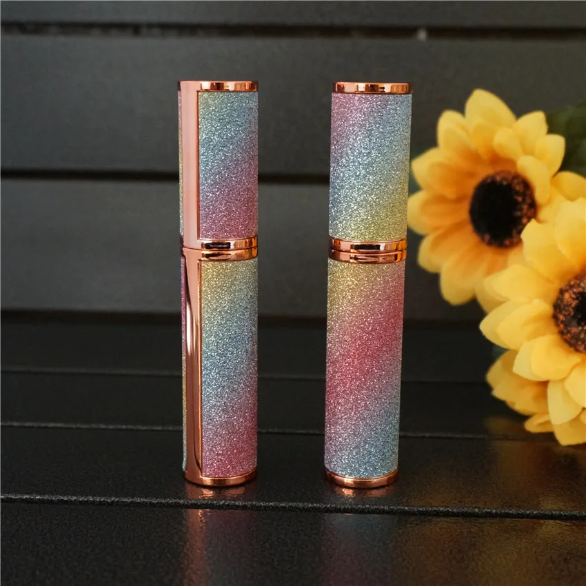 

2pcs Empty Rainbow Sky Eyelash tube,Eyeliner tube sample cosmetic packaging