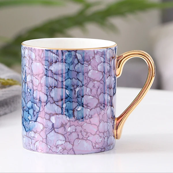 

New Version Ceramic Mug Coffee Tea Milk Drinking Cups with Handle Coffee Mug for Office Novelty Gift With gift box free shipping