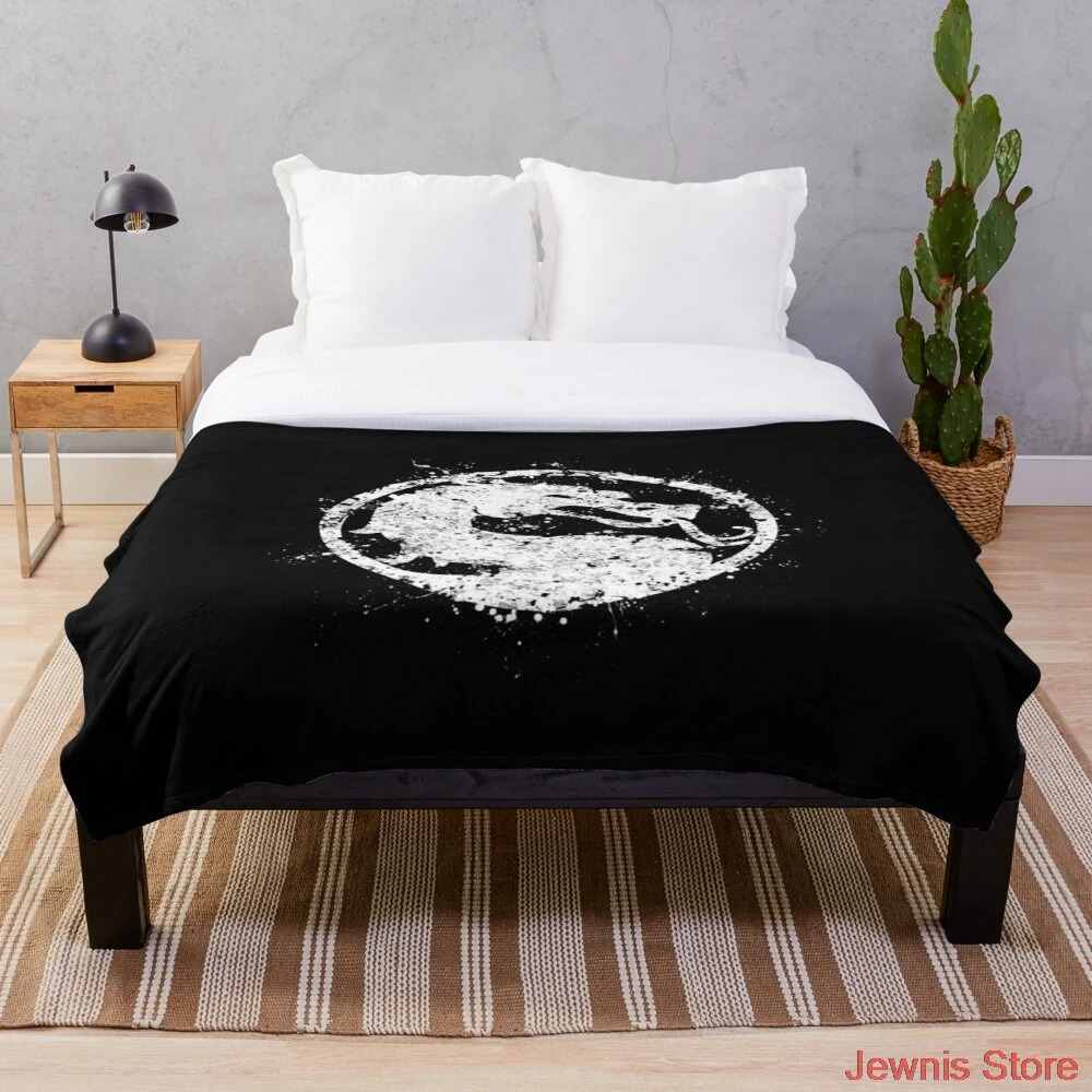 

Mortal Kombat Throw Blanket Plush Throw Fleece Blanket Throw for Boys BedSpread Sofa Bedroon Decor