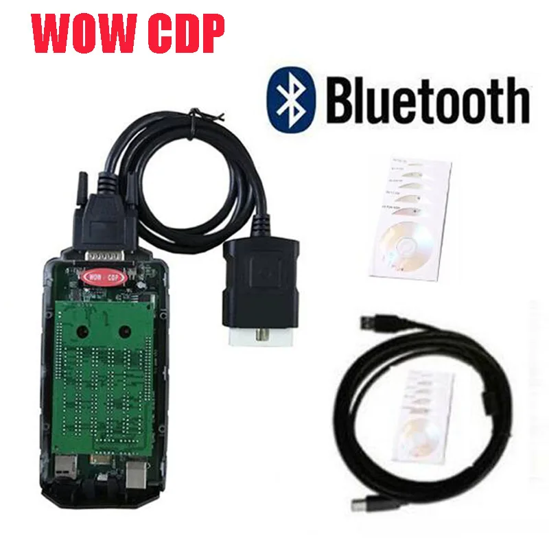 С Bluetooth usb v5.008R2 keygen WOW cdp VD TCS CDP для легковых грузовиков vd ds150e cdp OBD2 диагностический инструмент vdijk autocoms pro - Цвет: bluetooth usb