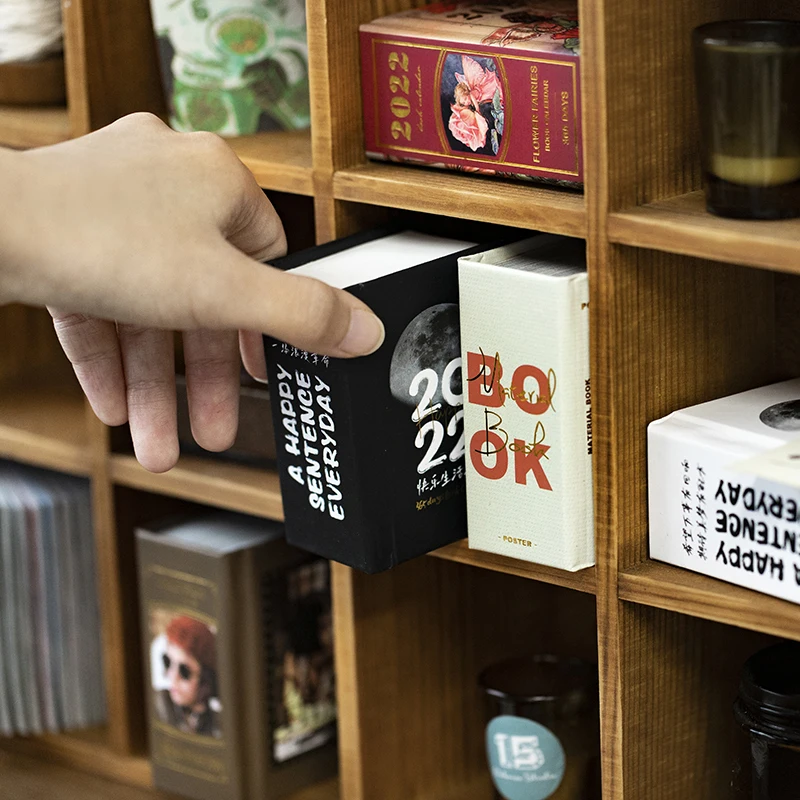 400 листов винтажные простые бумажные мини-блокноты для записей | Канцтовары офиса