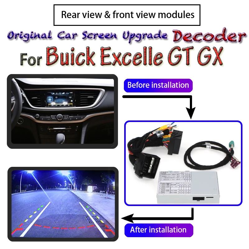 Камера заднего вида для Buick Excelle GT GX 2015 ~ 2020 адаптер подключения оригинальная