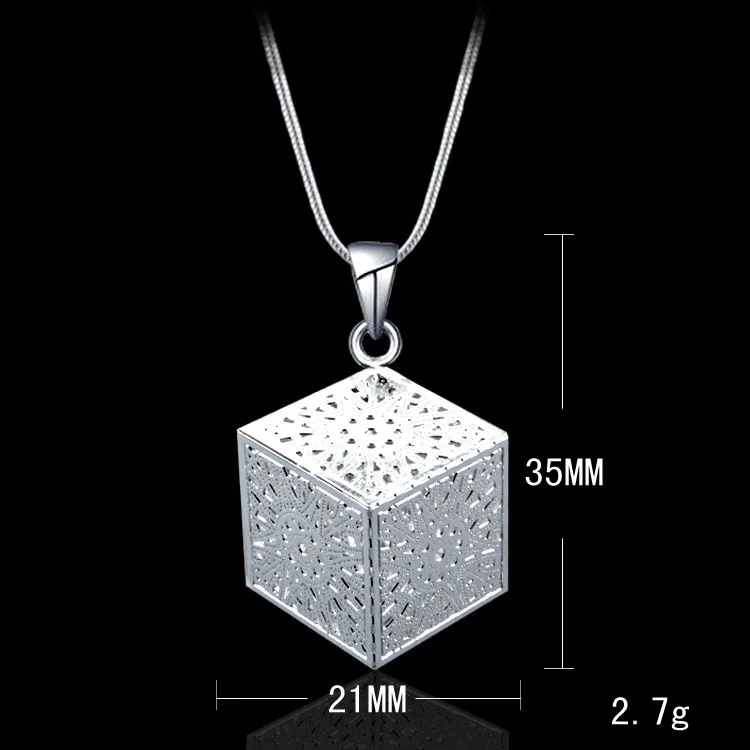 Новая популярная CZ Свадебная 3D кубическая квадратная формы ажурная