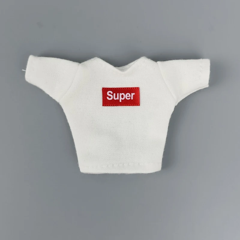 Супер кукольная одежда для кукол Барби белая футболка и черная юбка Blythe 1/6