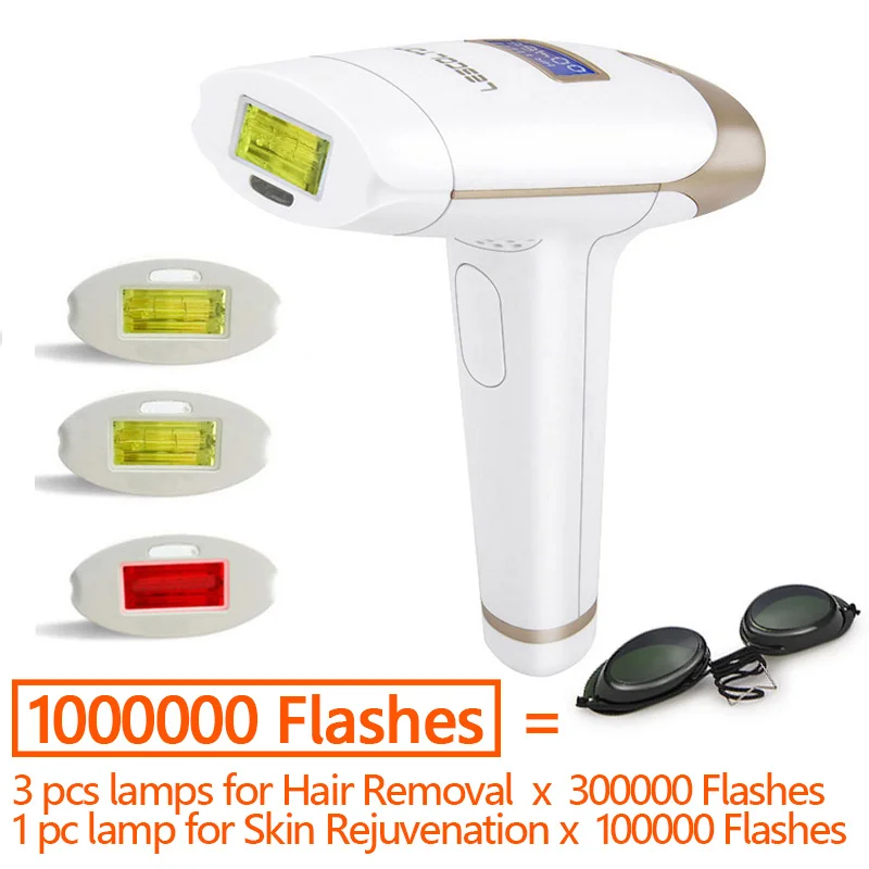 1000000 Flashes Lescolton лазерная эпиляция T-009i Эпилятор 700000 ЖК-дисплей машина для постоянного бикини триммер электрический эпилятор лазер - Цвет: 1000000 Flashes