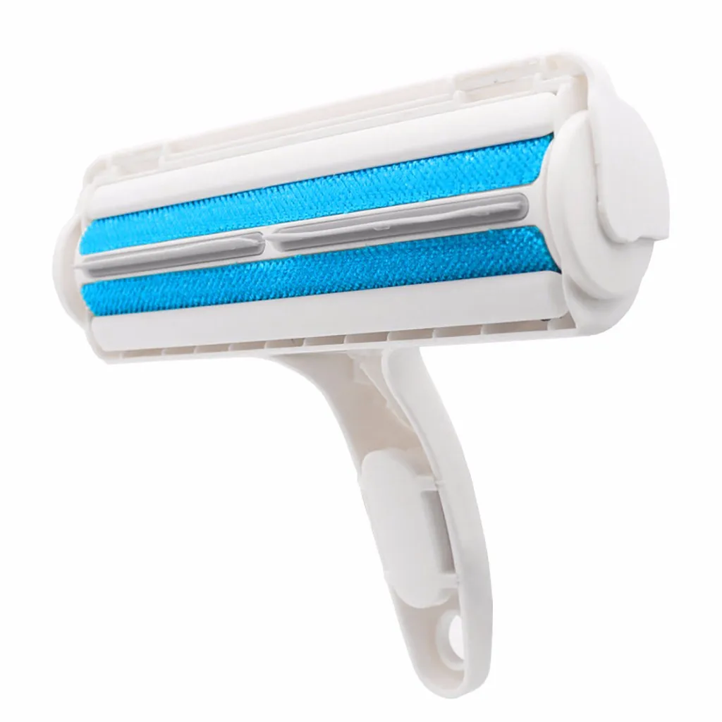 

Pet Hair Roller Remover Lint Brush 2-way Dog Cat Comb Tool Convenient Cleaning Dog Cat Fur Brush Base Home Furniture Sofa Cloth