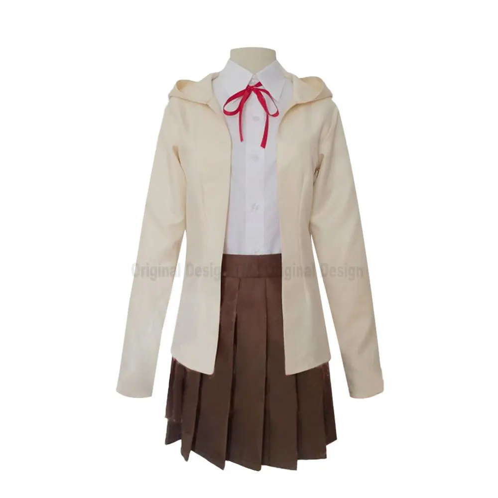 Danganronpa 3 The End of Hope's Peak High School Despair Arc Chiaki Nanami Uniform Short юбка костюм для косплея