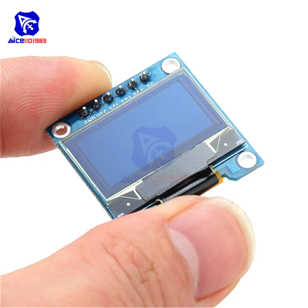Diymore 0,96 дюймовый SPI igc OLED дисплей SSD1306 128*64 желтый и синий ЖК-дисплей модуль для Arduino 51 SMT32 I/O
