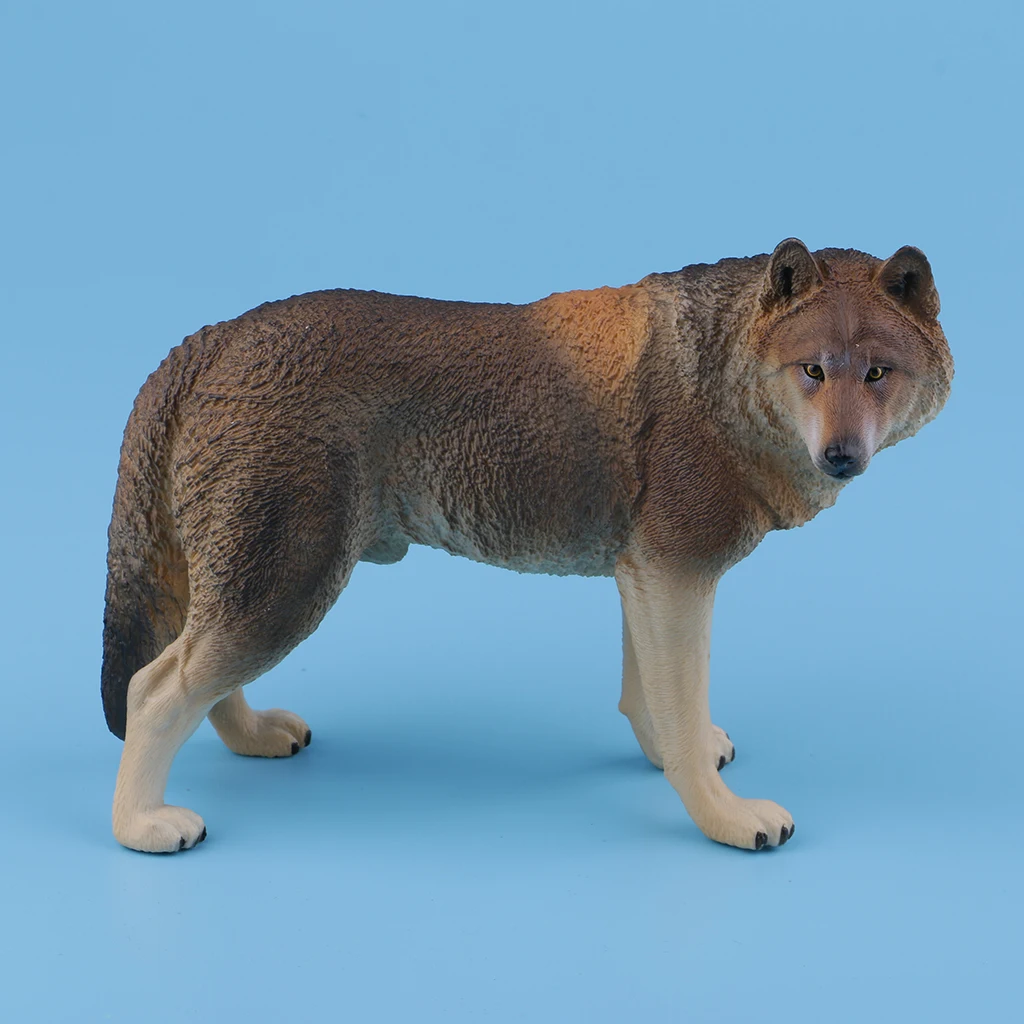 

Simulation Wolf Animal Model Figure Kids Telling & Teaching Props