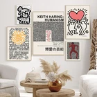 Постер для художественной выставки, Картина граффити, Нью-Йорк, Токио, холст, печать, галерея, настенные картины для гостиной, спальни, Декор