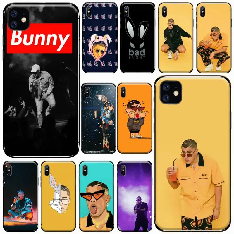 

Bad Bunny Russ Diemon Phone Case for iPhone 11 12 pro XS MAX 8 7 6 6S Plus X 5S SE 2020 XR mini