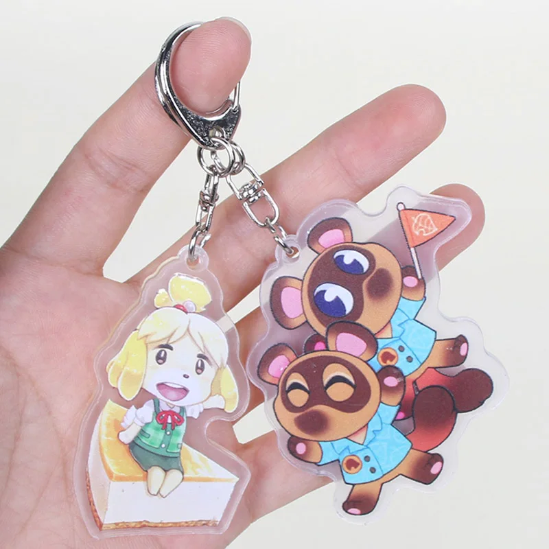 6 см брелок для ключей в виде животных фигурка популярная игра игрушки цвета K.