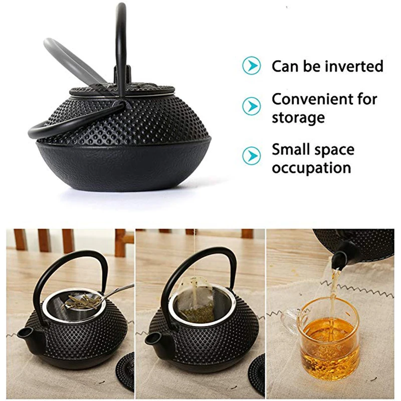 Классический чугунный чайник из нержавеющей стали для заварки роскошный