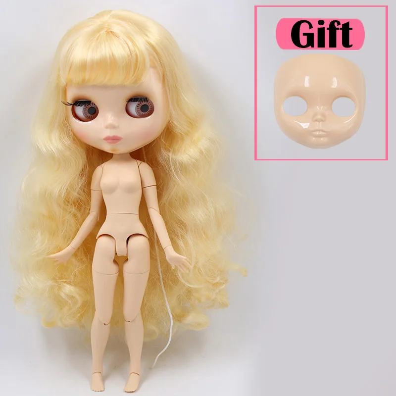 doll face ICY Blyth Кукла № 2 глянцевое лицо натуральная кожа суставное тело 1/6 BJD Специальная цена 1/4 BJD, Pullip, Jerryberry, Licca игрушка подарок - Цвет: doll face
