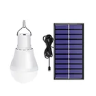 Светодиодный солнечный лампа 150LM USB 6V солнечный Мощность светильник Портативный для палаточного лагеря Наружное освещение рыболовная лампа с Панели солнечные
