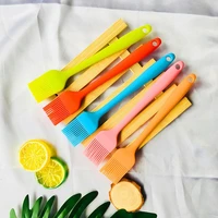 50hoteco friendly barbeque brush heat resistant silicone bpa free baking oil brush for home