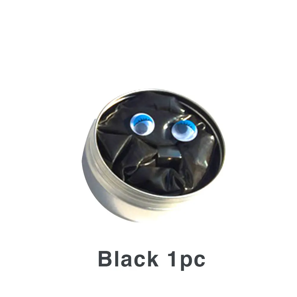 Black 1pc Забавная Магнитная резиновая грязь Сделай Сам Магнитная слизи полимерная умная глина резиновая красочная Новинка антистрессовая игрушка слизи игрушки для детей - Цвет: Black 1pc