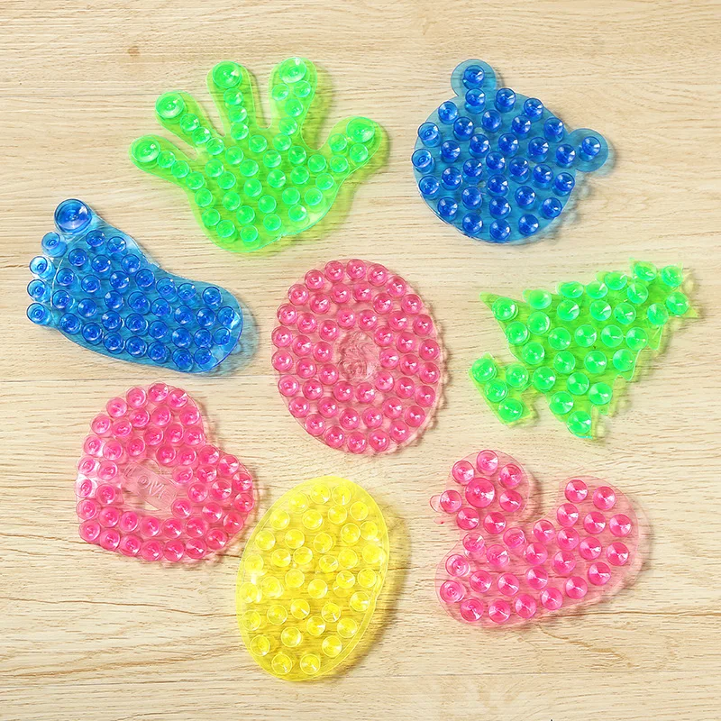 

New Lovely Strong Double Side Vacuum Sucker Magic Plastic Sucker Cute Bathroom Items Suction Stand Holder Bath Toys