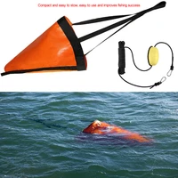 18 inch boat drogue with buoy brake retrieving rope throw line ship kayak rowing sock outdoor equipment water sports supplies
