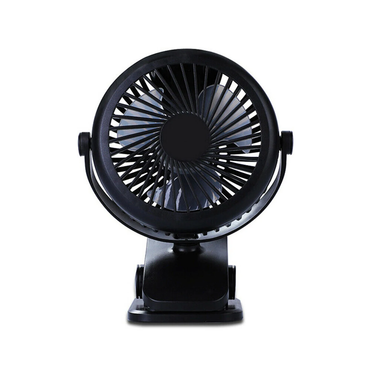 

SOONHUA 2 in 1 Rechargeable USB Mini Cooling Electric Fan with Clip Adjustable Wind Speed For Office Room Outdoor Travel