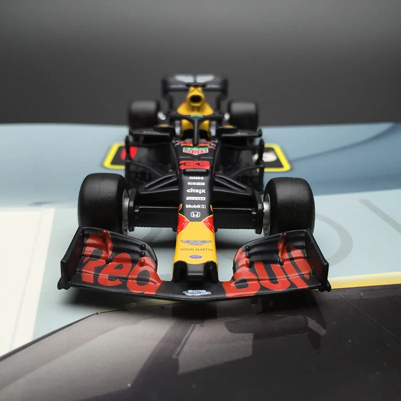 Bburago 1:43 2021 RB16B RB15 RB14 RB13 #33 #11 F1 wyswicigi formulola samoch&oacute;d estatyczna symulacja fundido a presi&oacute;n modelo samochodu stop-2