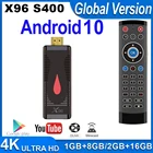 Android TV Stick Android 10 X96 S400 TV Stick Android stick X96S400 tv box HD 4K WIFI Стандартный ТВ-адаптер VS X96S VS fire stick VGA