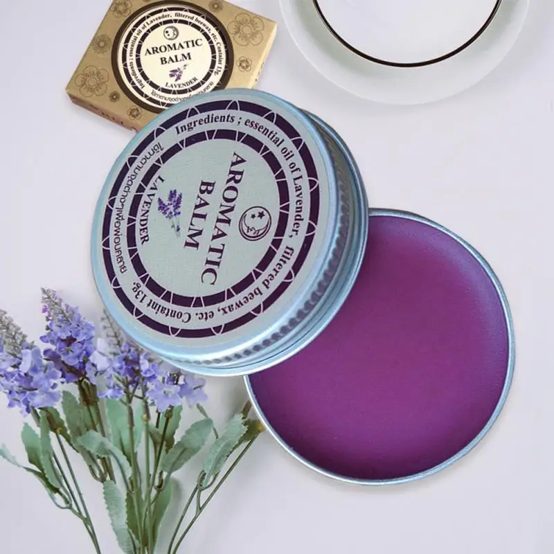 

Effective Lavender Aromatic Balm Help Sleep Soothing Cream Essential Oil Insomnia Treatment Relieve Stress Anxiety Cream TSLM1