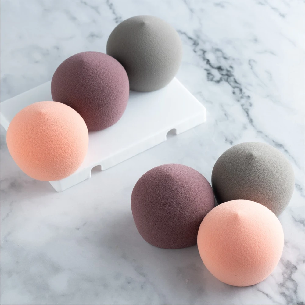 Косметическая губка для макияжа с буфами персика основы консилер гладкая сухая