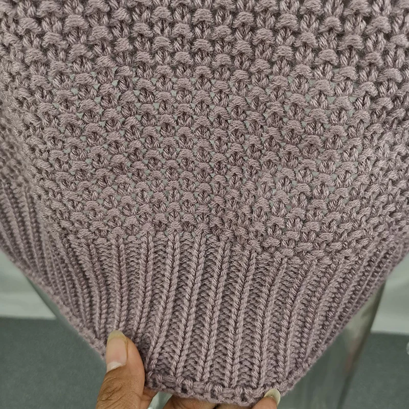 

European Elegant Women Autumn Winter Sweater Fashion Lady Plus Size loose Sweater Casual Wool Stretch Knitting Pullover Top G120