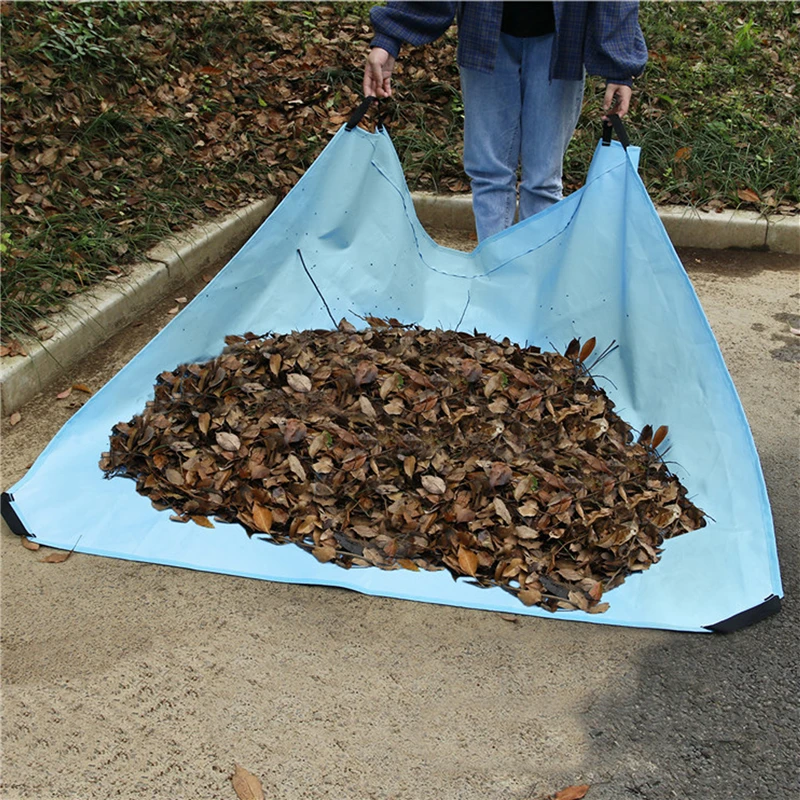 

Portable Waterproof Leaf Storage Mat Durable 600D Oxford Cloth Outdoor Garden Deciduous Mat Garbage Bag
