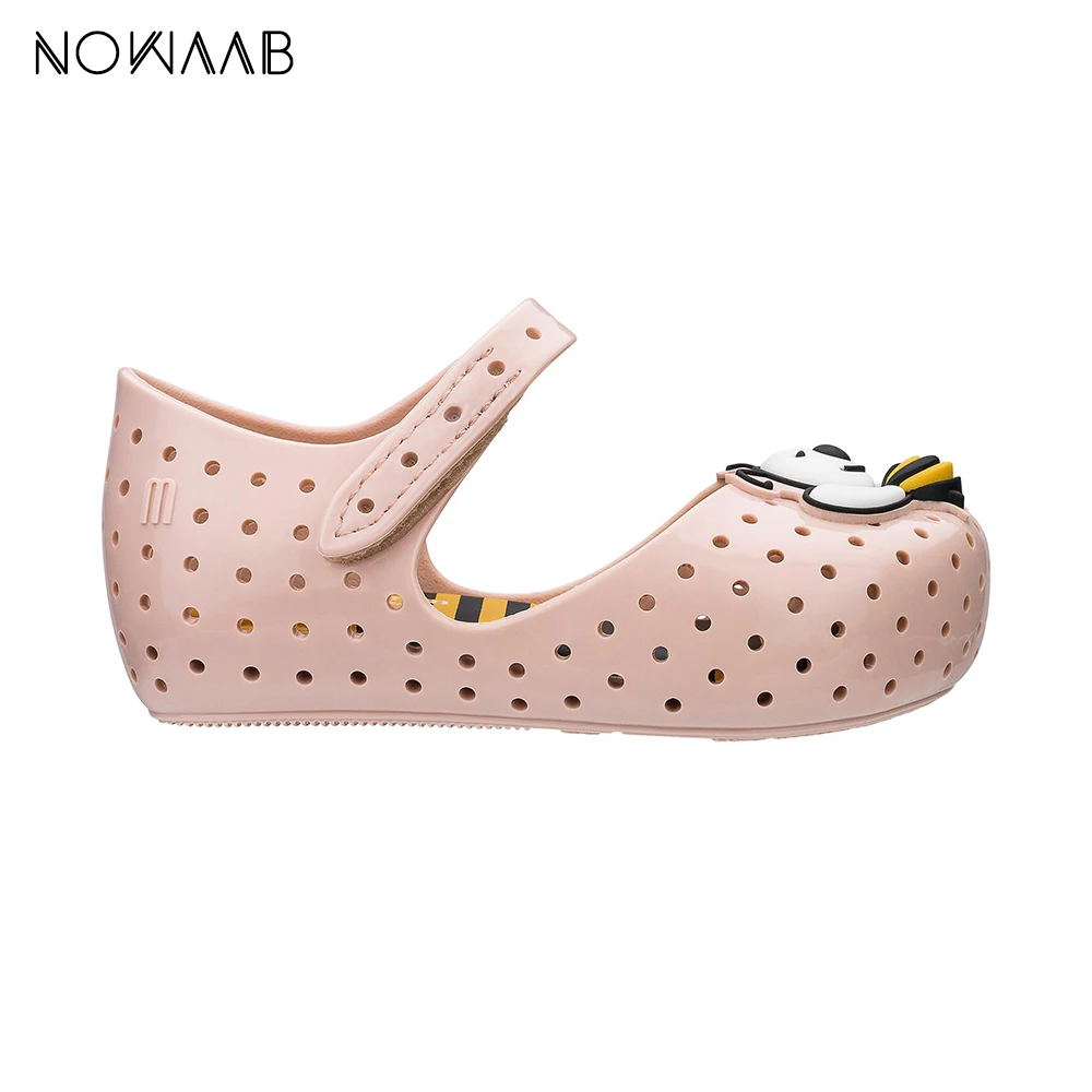 Новинка 2020 года Прозрачные сандалии Melissa для девочек с мультипликационным