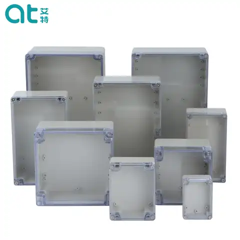 IP65 серии прозрачная крышка на открытом воздухе Водонепроницаемый DIY коробка для распределиления электричества ABS пластиковый корпус чехол ...