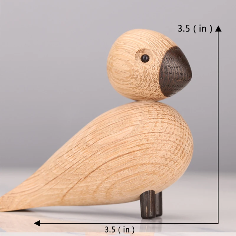 Декоративные деревянные миниатюрные фигурки животных в скандинавском стиле