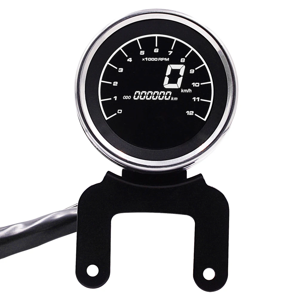 

Tachometer Odometer Speedometer Fuel Gauge LCD Display Screen Motorcycle Meter Universal Motorcycle Speeeter Meter Counter