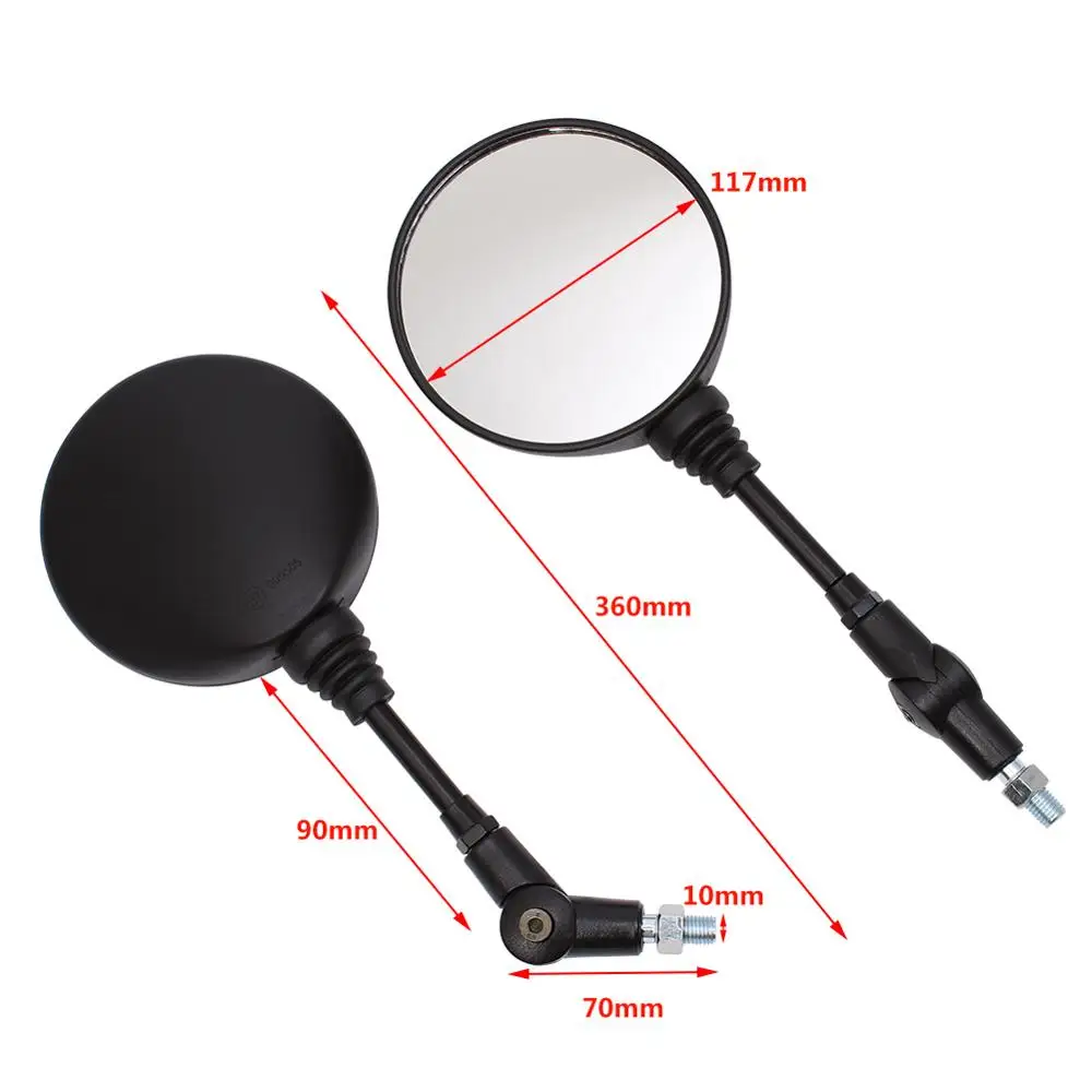 

Foldable Round 10MM Scooter Rear Mirror for KTM Mirror Motocross Accessories Dirt Pit Bike Rearview Motorcycle Mirrors