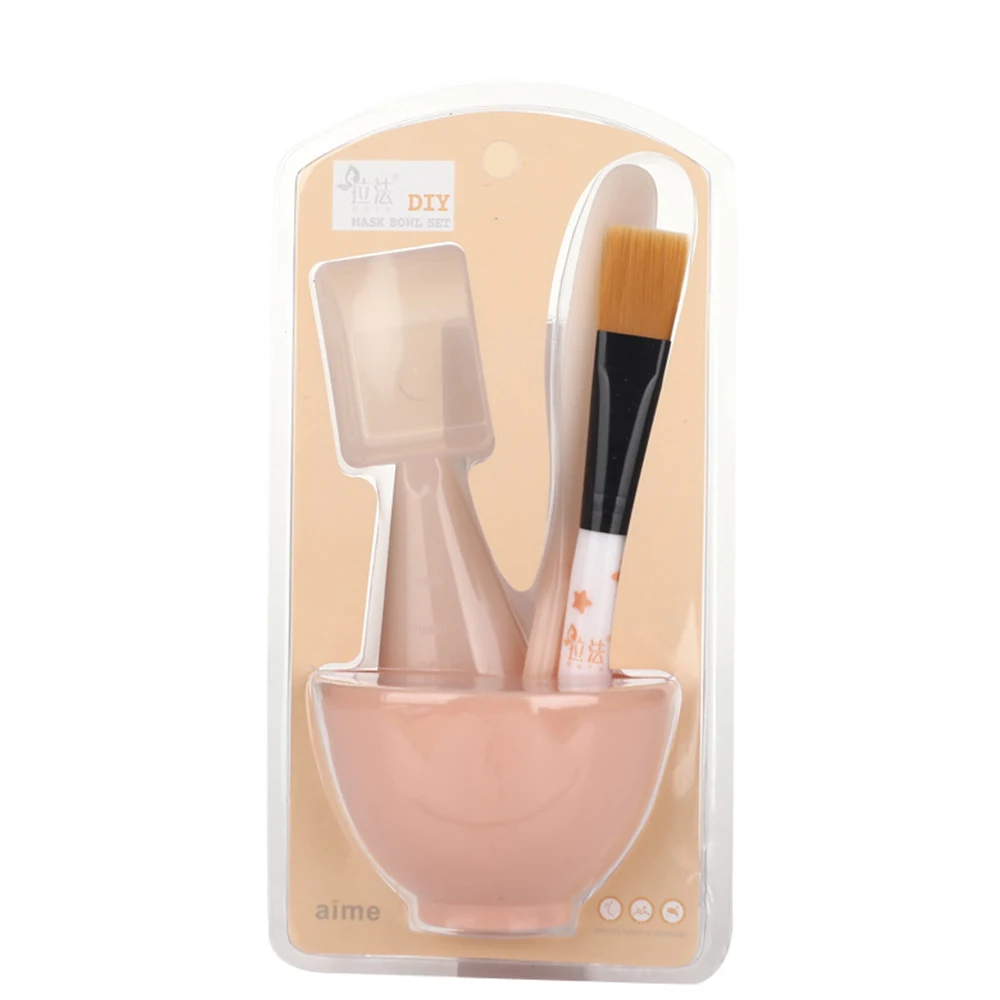 Набор чашек для смешивания маски лица 4 в 1 набор инструментов силиконовых масок