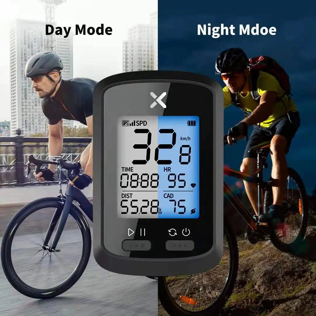 Велокомпьютер XOSS G и plus беспроводной GPS спидометр Bluetooth водонепроницаемый