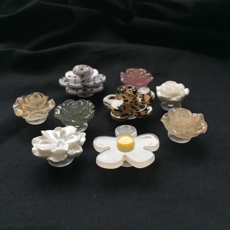 Роза Кристалл Цветы Croc шармы Дизайнер DIY роскошные платиновые Стразы обувь Decaration