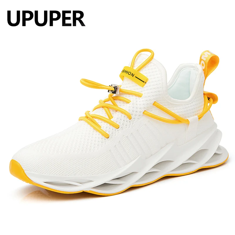 Кроссовки мужские амортизирующие дышащие без завязывания модная повседневная