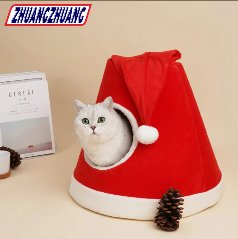 

Christmas Cat House 4 Seasons Universal Pet Supplies Cats Bed Cat Villa Dog House Cat Supplies