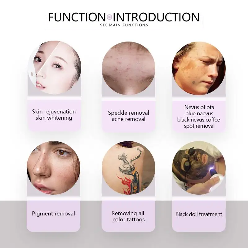 2022 best q switch nd yag laser tattoo removal machine pico laser remove tattoo picosecond laser tattoo removal machine