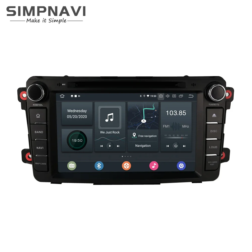 Автомобильная Мультимедийная система Android с GPS-навигацией для Mazda CX9 CX-9 2007-2015