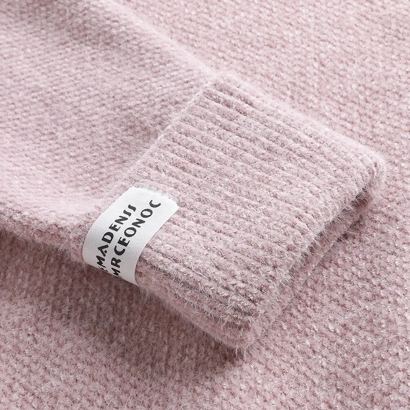 

Knitted Jumper Winter Tops Turtleneck Pullovers Casual Sweaters Women Shirt Long Sleeve Hms2118pfu